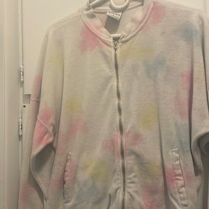 Multi-colored, sized medium.